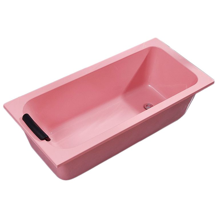 Modern Rectangular Bathtub Back to Wall Soaking Acrylic Freestanding Bath Clearhalo 'Bathroom Remodel & Bathroom Fixtures' 'Bathtubs' 'Home Improvement' 'home_improvement' 'home_improvement_bathtubs' 'Showers & Bathtubs' 1200x1200_991e45c8-8872-43bd-8b27-d75d79c357b1