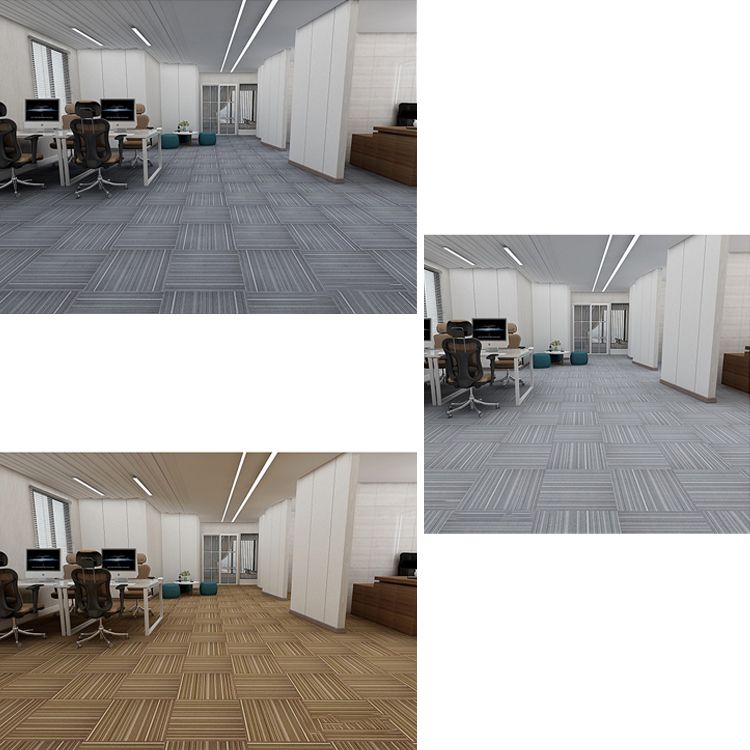 Carpet Tiles Solid Color Stain Resistant Multi Level Loop Indoor Carpet Tiles Clearhalo 'Carpet Tiles & Carpet Squares' 'carpet_tiles_carpet_squares' 'Flooring 'Home Improvement' 'home_improvement' 'home_improvement_carpet_tiles_carpet_squares' Walls and Ceiling' 1200x1200_992a906c-ea13-4f85-9ff4-e946509214ef