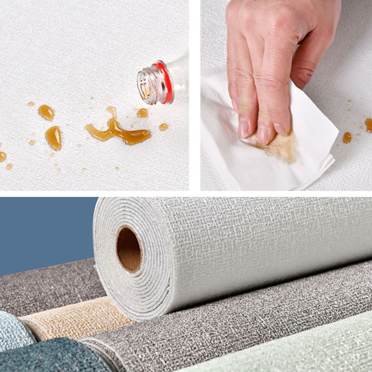 Modern Pearl Wainscoting Flax Wall Access Panel Peel and Stick Wall Panels Clearhalo 'Flooring 'Home Improvement' 'home_improvement' 'home_improvement_wall_paneling' 'Wall Paneling' 'wall_paneling' 'Walls & Ceilings' Walls and Ceiling' 1200x1200_9934eee6-bb16-497d-baf1-72a788e730aa