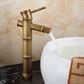 Farmhouse Brass Bathroom Faucet Lever Handle Faucet Single Hole Vessel Sink Faucet Clearhalo 'Bathroom Remodel & Bathroom Fixtures' 'Bathroom Sink Faucets' 'Bathroom Sinks & Faucet Components' 'bathroom_sink_faucets' 'Home Improvement' 'home_improvement' 'home_improvement_bathroom_sink_faucets' 1200x1200_995ef93a-3baf-4e67-b5cd-320aea6047b8