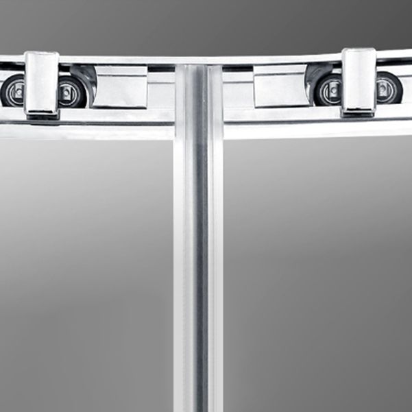 Framed Double Sliding Shower Enclosure Tempered Glass Shower Enclosure Clearhalo 'Bathroom Remodel & Bathroom Fixtures' 'Home Improvement' 'home_improvement' 'home_improvement_shower_stalls_enclosures' 'Shower Stalls & Enclosures' 'shower_stalls_enclosures' 'Showers & Bathtubs' 1200x1200_99674263-ecf9-4d95-8aa4-91b5314e8e38