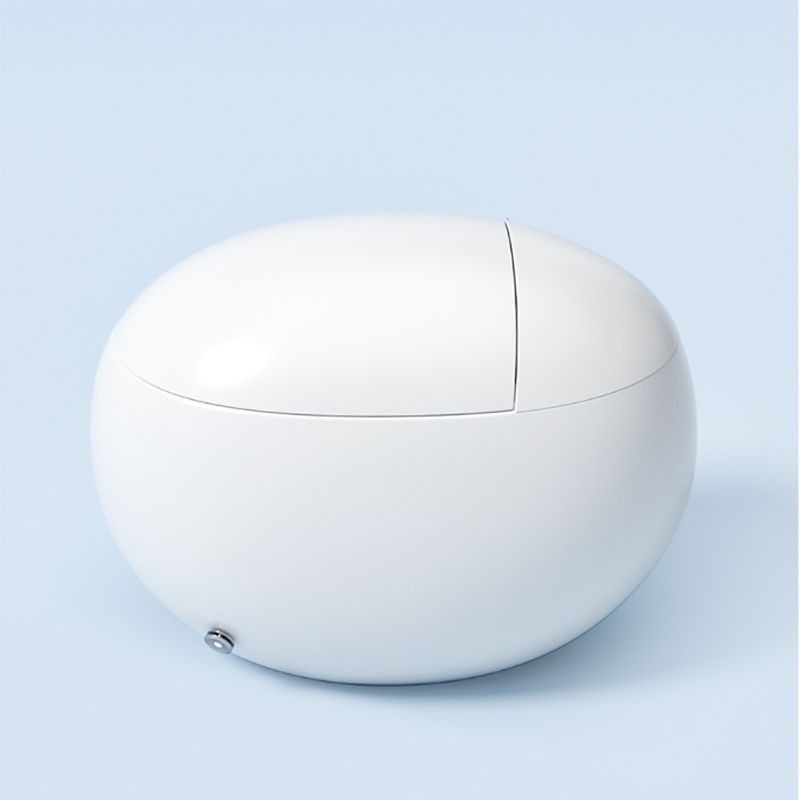 Contemporary Floor Standing Bidet Round Foot Sensor White Temperature Control Clearhalo 'Bathroom Remodel & Bathroom Fixtures' 'Bidets' 'Home Improvement' 'home_improvement' 'home_improvement_bidets' 'Toilets & Bidets' 1200x1200_997fda1c-2efa-4a7b-9ed1-4737f47aec55