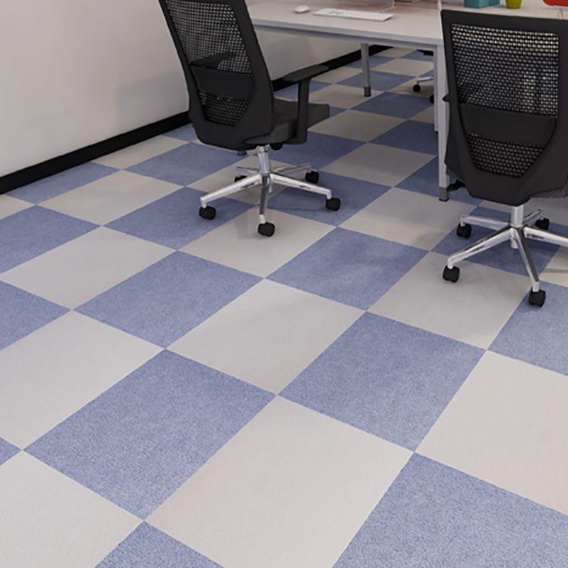Indoor Carpet Tiles Solid Color Level Loop Stain Resistant Carpet Tiles Clearhalo 'Carpet Tiles & Carpet Squares' 'carpet_tiles_carpet_squares' 'Flooring 'Home Improvement' 'home_improvement' 'home_improvement_carpet_tiles_carpet_squares' Walls and Ceiling' 1200x1200_9984ed4a-2511-431d-8f6f-ebe372a9c368