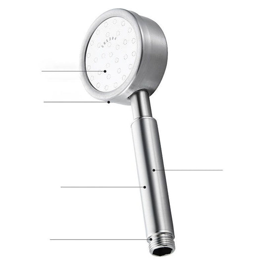 Metal Handheld Shower Head Modern Solid Color Round Shower Heads Clearhalo 'Bathroom Remodel & Bathroom Fixtures' 'Home Improvement' 'home_improvement' 'home_improvement_shower_heads' 'Shower Heads' 'shower_heads' 'Showers & Bathtubs Plumbing' 'Showers & Bathtubs' 1200x1200_99a52c0c-8769-4dad-9863-fce1c24c9055