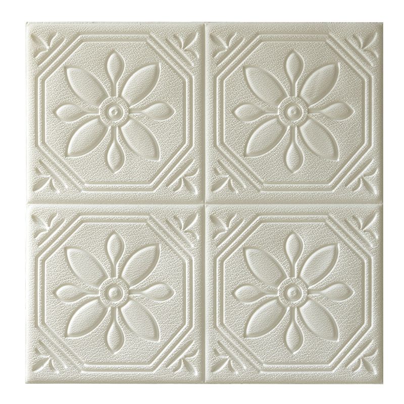 Modern Wall Panel Floral 3D Print Peel and Stick Waterproof Wall Panels Clearhalo 'Flooring 'Home Improvement' 'home_improvement' 'home_improvement_wall_paneling' 'Wall Paneling' 'wall_paneling' 'Walls & Ceilings' Walls and Ceiling' 1200x1200_99aeadbc-437d-4af0-ac13-22b38c43859a