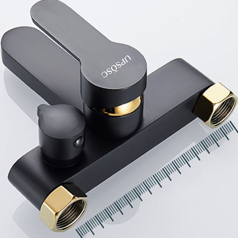 Modern Tub Faucet Lever Handle Wall Mount Fixed Bathtub Faucet Clearhalo 'Bathroom Remodel & Bathroom Fixtures' 'Bathtub Faucets' 'bathtub_faucets' 'Home Improvement' 'home_improvement' 'home_improvement_bathtub_faucets' 1200x1200_99bed8e0-0fee-44e5-b9fc-b4d11ffc72a5