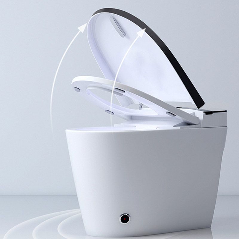 Modern Skirted White Heated Seat Toilet ABS Floor Mounted Flush Toilet with Seat Clearhalo 'Bathroom Remodel & Bathroom Fixtures' 'Home Improvement' 'home_improvement' 'home_improvement_toilets' 'Toilets & Bidets' 'Toilets' 1200x1200_99cf369a-3d48-4faa-b096-9f4848a534cf