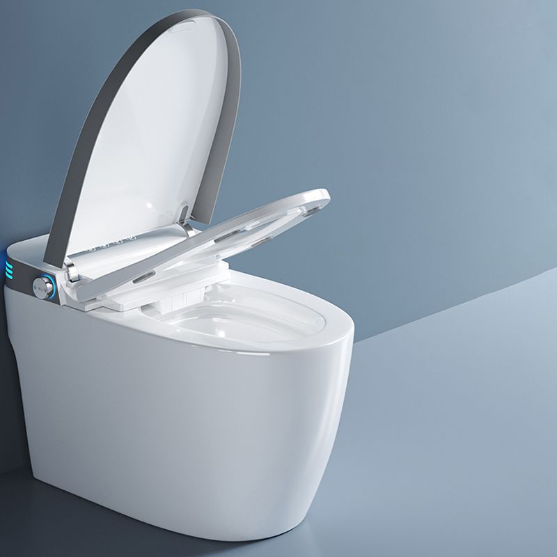 Elongated Smart Toilet White Floor Standing Bidet with Heated Seat Clearhalo 'Bathroom Remodel & Bathroom Fixtures' 'Bidets' 'Home Improvement' 'home_improvement' 'home_improvement_bidets' 'Toilets & Bidets' 1200x1200_99e03302-74a4-4f9b-89ed-d02f8e9e0039
