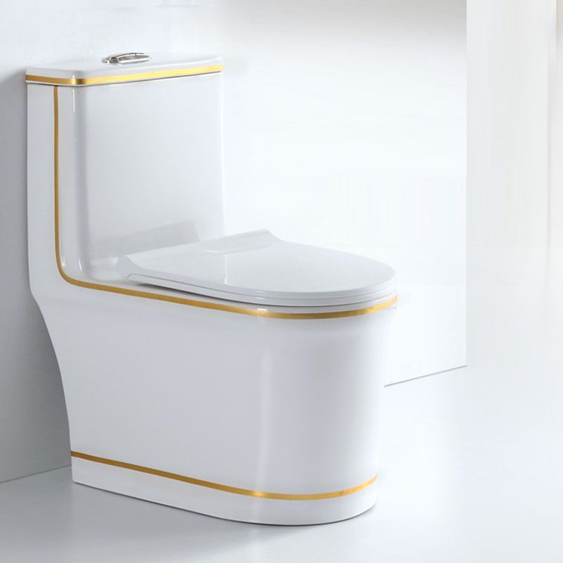 Siphon Jet Toilet Traditional One-Piece Toilet with Slow Close Seat Clearhalo 'Bathroom Remodel & Bathroom Fixtures' 'Home Improvement' 'home_improvement' 'home_improvement_toilets' 'Toilets & Bidets' 'Toilets' 1200x1200_9a00620b-fefc-4b78-8f95-00239c2235ab