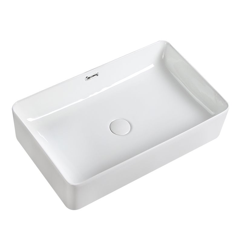 Modern Square Wash Stand Ceramic Metal Undermount Bathroom Sink Clearhalo 'Bathroom Remodel & Bathroom Fixtures' 'Bathroom Sinks & Faucet Components' 'Bathroom Sinks' 'bathroom_sink' 'Home Improvement' 'home_improvement' 'home_improvement_bathroom_sink' 1200x1200_9a329e84-b9a7-419f-a793-97067e884182