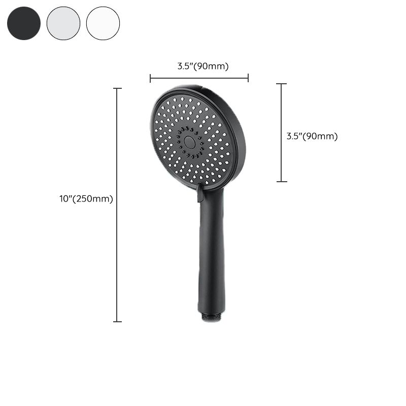 Bathroom Shower Head 3-Jet Massage Wall Mounted Round Shower Head Clearhalo 'Bathroom Remodel & Bathroom Fixtures' 'Home Improvement' 'home_improvement' 'home_improvement_shower_heads' 'Shower Heads' 'shower_heads' 'Showers & Bathtubs Plumbing' 'Showers & Bathtubs' 1200x1200_9a41b79d-e7ce-4b7f-bf06-2720e56d65e9