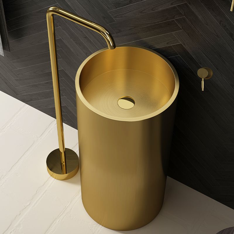 Floor Mounted All Bronze Freestanding Tub Filler Freestanding High Arc Tub Filler Trim Clearhalo 'Bathroom Remodel & Bathroom Fixtures' 'Bathtub Faucets' 'bathtub_faucets' 'Home Improvement' 'home_improvement' 'home_improvement_bathtub_faucets' 1200x1200_9a4a317c-dcbb-4e52-8244-371ca179104a