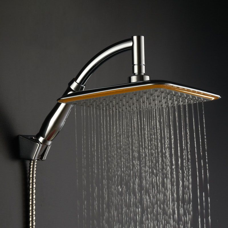 Square Handheld Shower Head Modern Wall Mounted Hand Shower Head Clearhalo 'Bathroom Remodel & Bathroom Fixtures' 'Home Improvement' 'home_improvement' 'home_improvement_shower_heads' 'Shower Heads' 'shower_heads' 'Showers & Bathtubs Plumbing' 'Showers & Bathtubs' 1200x1200_9a521238-fb19-429c-908e-a8c351e718df