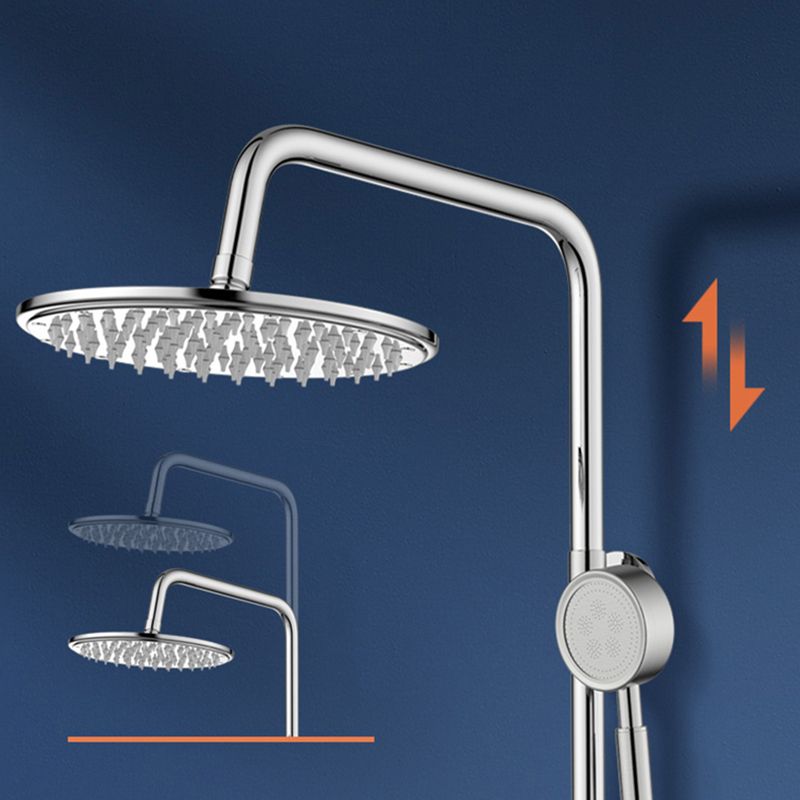 Modern Shower System Handle Lever Wall Mounted Copper Shower System Clearhalo 'Bathroom Remodel & Bathroom Fixtures' 'Home Improvement' 'home_improvement' 'home_improvement_shower_faucets' 'Shower Faucets & Systems' 'shower_faucets' 'Showers & Bathtubs Plumbing' 'Showers & Bathtubs' 1200x1200_9a52de67-6a19-4677-ab76-79ef99e2fd29