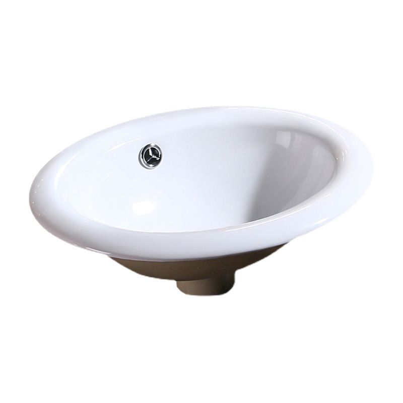 Modern Bathroom Sink Porcelain Oval-Shape Drop-in Bathroom Sink with Pop-Up Drain Clearhalo 'Bathroom Remodel & Bathroom Fixtures' 'Bathroom Sinks & Faucet Components' 'Bathroom Sinks' 'bathroom_sink' 'Home Improvement' 'home_improvement' 'home_improvement_bathroom_sink' 1200x1200_9a56c2c4-aa12-46e4-b23d-b68c8e4066ab