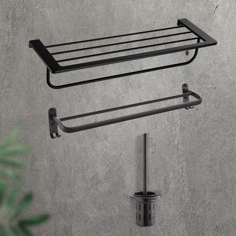 Grey Bath Hardware Set Metal 3 - Piece Bathroom Hardware Set Clearhalo 'Bathroom Hardware Sets' 'Bathroom Hardware' 'Bathroom Remodel & Bathroom Fixtures' 'bathroom_hardware_sets' 'Home Improvement' 'home_improvement' 'home_improvement_bathroom_hardware_sets' 1200x1200_9a6aea04-df7e-4b39-ae47-dfd38d4faccc