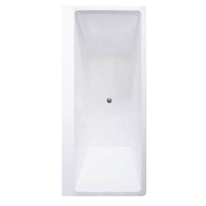 Modern Rectangular Bath Drop-in Acrylic Soaking White Bathtub Clearhalo 'Bathroom Remodel & Bathroom Fixtures' 'Bathtubs' 'Home Improvement' 'home_improvement' 'home_improvement_bathtubs' 'Showers & Bathtubs' 1200x1200_9a72f630-1cee-436a-93af-da93443ae582