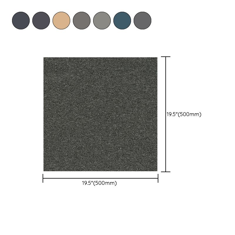 Carpet Tile Color Block Level Loop Non-Skid Carpet Floor Tile Clearhalo 'Carpet Tiles & Carpet Squares' 'carpet_tiles_carpet_squares' 'Flooring 'Home Improvement' 'home_improvement' 'home_improvement_carpet_tiles_carpet_squares' Walls and Ceiling' 1200x1200_9a79d408-aa16-4a0f-9f4e-4e27b376349b