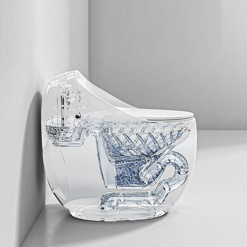 Modern Floor Mounted Flush Toilet Seat Included Urine Toilet for Bathroom Clearhalo 'Bathroom Remodel & Bathroom Fixtures' 'Home Improvement' 'home_improvement' 'home_improvement_toilets' 'Toilets & Bidets' 'Toilets' 1200x1200_9aa60053-409b-40b9-8ce7-190a77129735