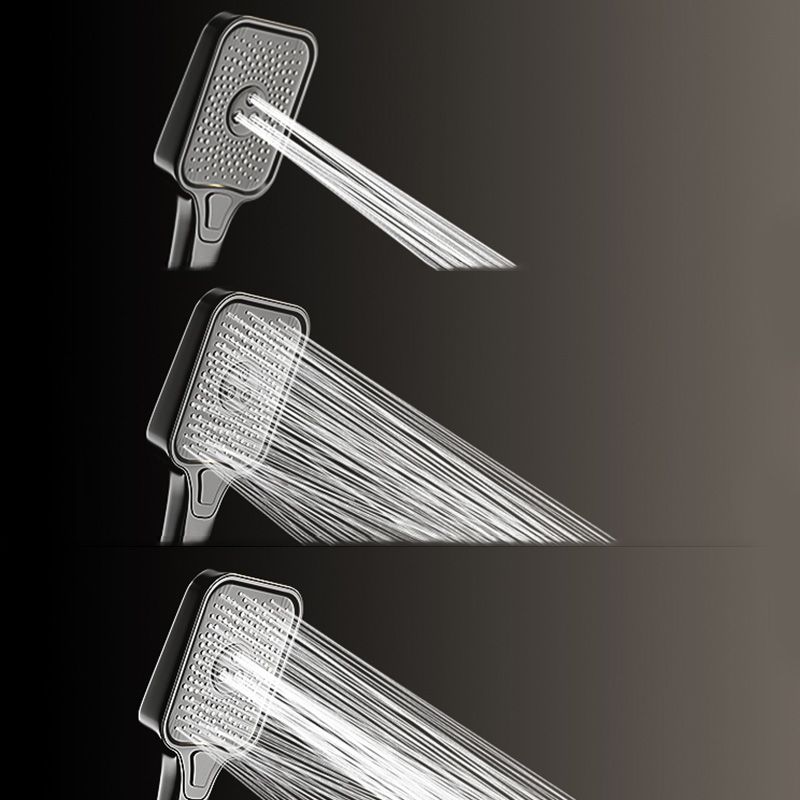 Modern Shower System Push Button Handle Wall Mounted Shower Head Combo Clearhalo 'Bathroom Remodel & Bathroom Fixtures' 'Home Improvement' 'home_improvement' 'home_improvement_shower_faucets' 'Shower Faucets & Systems' 'shower_faucets' 'Showers & Bathtubs Plumbing' 'Showers & Bathtubs' 1200x1200_9aaff37c-4181-40cb-ac80-75e9418792e8