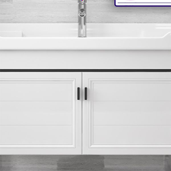 Freestanding Bathroom Sink Vanity Glam Single-Sink Bathroom Vanity Clearhalo 'Bathroom Remodel & Bathroom Fixtures' 'Bathroom Vanities' 'bathroom_vanities' 'Home Improvement' 'home_improvement' 'home_improvement_bathroom_vanities' 1200x1200_9ab174f5-d731-4ce7-91c5-5e2925d12966