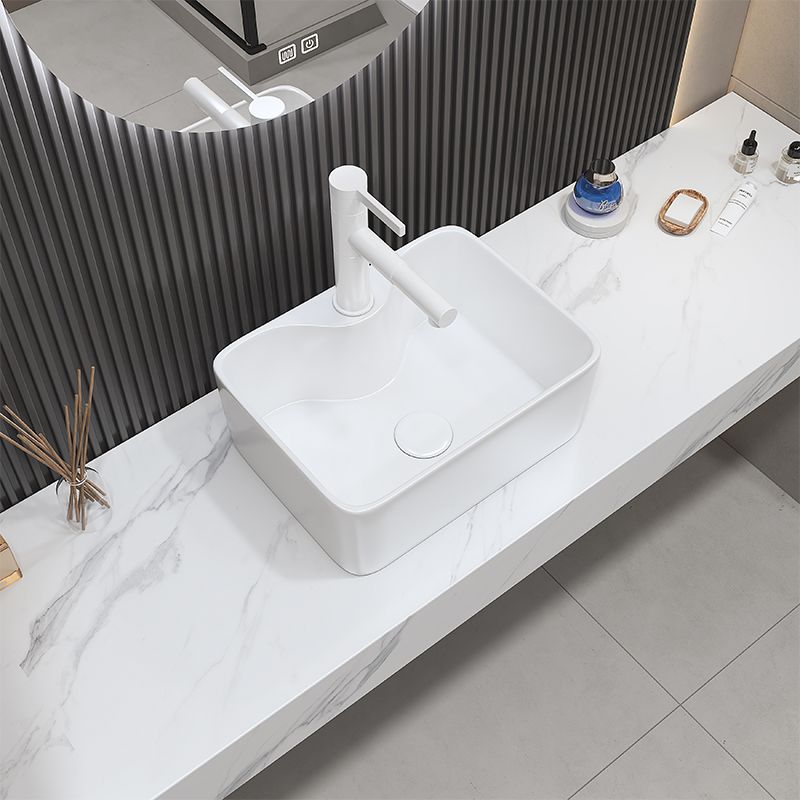 Fade Resistant Bath Sink White Rectangular Ceramic Faucet Vessel Bathroom Sink Clearhalo 'Bathroom Remodel & Bathroom Fixtures' 'Bathroom Sinks & Faucet Components' 'Bathroom Sinks' 'bathroom_sink' 'Home Improvement' 'home_improvement' 'home_improvement_bathroom_sink' 1200x1200_9abe2374-7cc4-4e01-afd9-a4727934f3f3