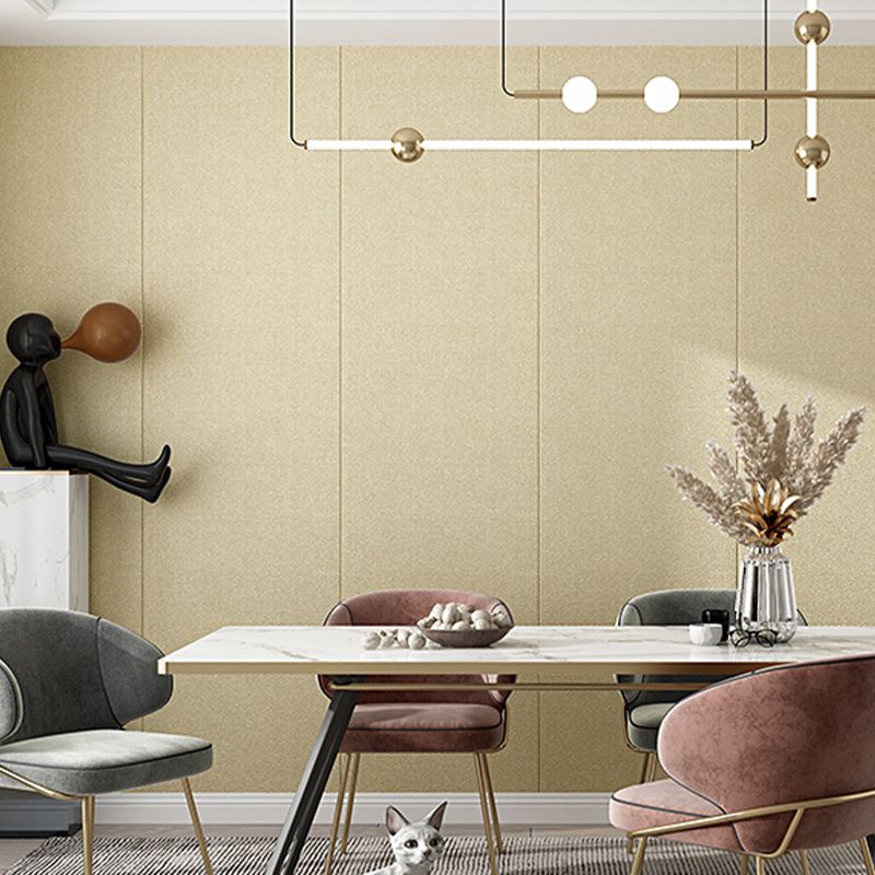 Modern Wall Covering Paneling Linen Material Wall Interior Water Proof Plank Clearhalo 'Flooring 'Home Improvement' 'home_improvement' 'home_improvement_wall_paneling' 'Wall Paneling' 'wall_paneling' 'Walls & Ceilings' Walls and Ceiling' 1200x1200_9b2b7dec-9471-4bee-8b82-4e5200445ee7