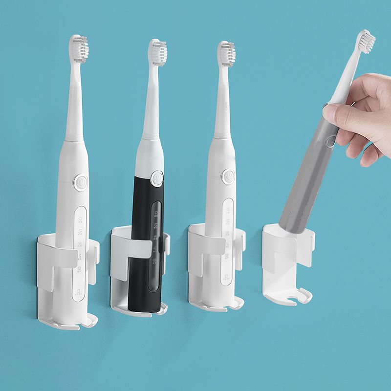 Modern Black/White 4-Piece Bathroom Accessory Set, Toothbrush Holder Clearhalo 'Bathroom Hardware Sets' 'Bathroom Hardware' 'Bathroom Remodel & Bathroom Fixtures' 'bathroom_hardware_sets' 'Home Improvement' 'home_improvement' 'home_improvement_bathroom_hardware_sets' 1200x1200_9b42cb58-2c51-4e76-bd17-decd5f2560f3