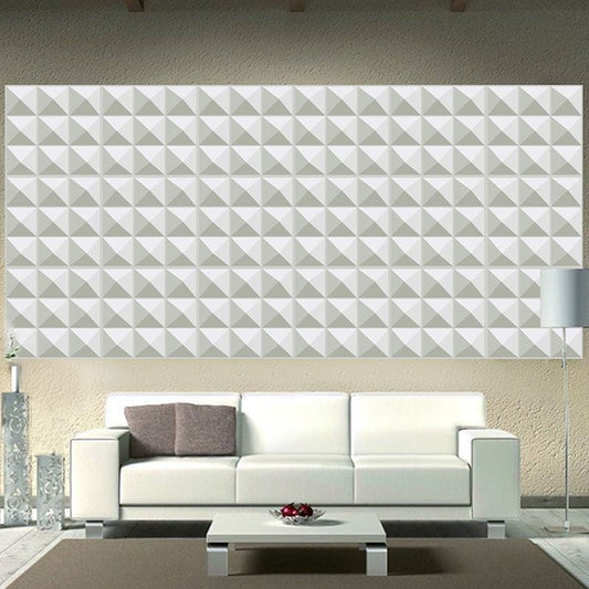 Modern Square Wall Paneling Peel and Stick Geometric Pattern Wall Paneling Clearhalo 'Flooring 'Home Improvement' 'home_improvement' 'home_improvement_wall_paneling' 'Wall Paneling' 'wall_paneling' 'Walls & Ceilings' Walls and Ceiling' 1200x1200_9b4f60be-4fd3-42e9-a50a-447f1fd2f2d0
