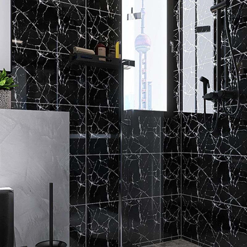 Modern Bathroom Wall Tile Peel and Stick Waterproof Imitation Ceramic Tile Clearhalo 'Flooring 'Home Improvement' 'home_improvement' 'home_improvement_peel_stick_blacksplash' 'Peel & Stick Backsplash Tile' 'peel_stick_blacksplash' 'Walls & Ceilings' Walls and Ceiling' 1200x1200_9b7b07f8-d5d0-4600-b5b9-c3197416cd43