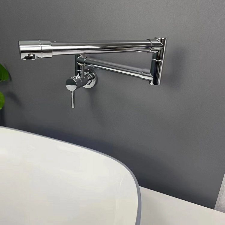Modern Faucet 1-Handle Touchless Single Level Low Profile Pot Filler Kitchen Faucet Clearhalo 'Home Improvement' 'home_improvement' 'home_improvement_kitchen_faucets' 'Kitchen Faucets' 'Kitchen Remodel & Kitchen Fixtures' 'Kitchen Sinks & Faucet Components' 'kitchen_faucets' 1200x1200_9b840c4c-f565-4d49-a422-d57c43c50986