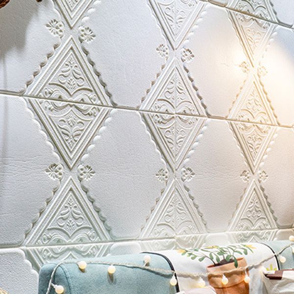 Modern Wall Panels Waterproof 3D Floral Print Peel and Stick Wall Paneling Clearhalo 'Flooring 'Home Improvement' 'home_improvement' 'home_improvement_wall_paneling' 'Wall Paneling' 'wall_paneling' 'Walls & Ceilings' Walls and Ceiling' 1200x1200_9b965942-865e-45f8-b93b-1a830bbf297f