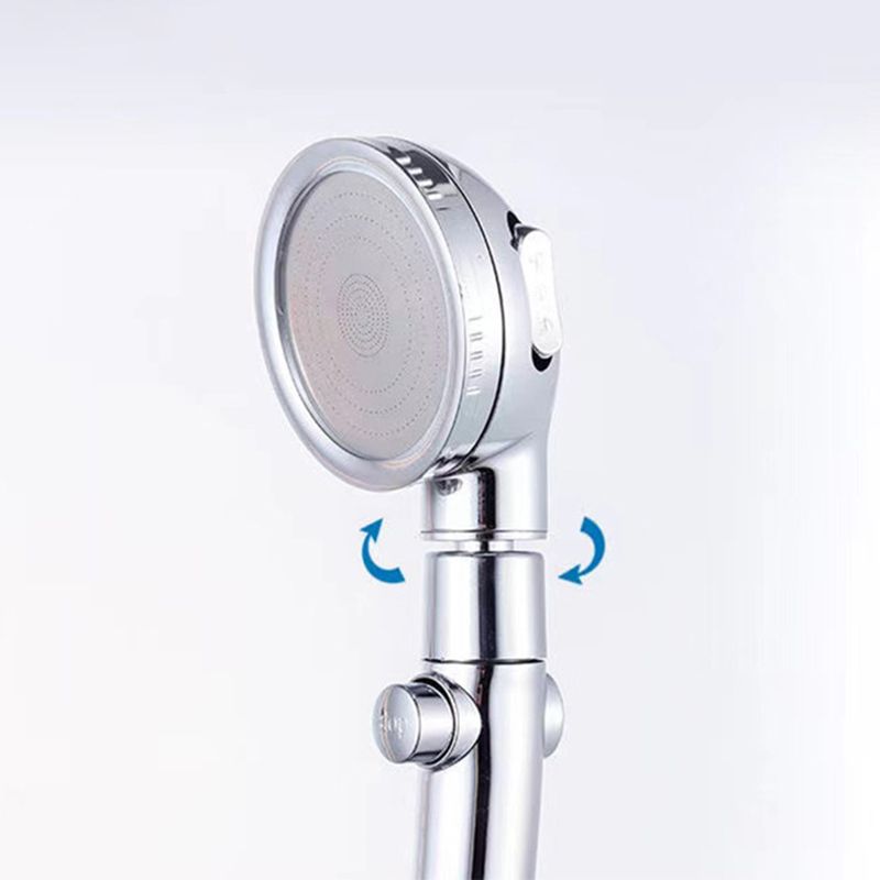 Contemporary 3 Settings Shower Head Combo Round Shower Combo Clearhalo 'Bathroom Remodel & Bathroom Fixtures' 'Home Improvement' 'home_improvement' 'home_improvement_shower_heads' 'Shower Heads' 'shower_heads' 'Showers & Bathtubs Plumbing' 'Showers & Bathtubs' 1200x1200_9bae610e-c5b1-4054-a802-73a2303782d4