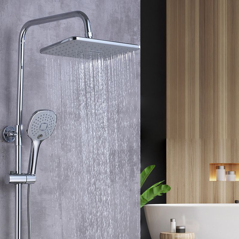 Plastic Handheld Shower Head Adjustable Water Flow Shower Head Clearhalo 'Bathroom Remodel & Bathroom Fixtures' 'Home Improvement' 'home_improvement' 'home_improvement_shower_heads' 'Shower Heads' 'shower_heads' 'Showers & Bathtubs Plumbing' 'Showers & Bathtubs' 1200x1200_9bae9673-c877-41af-9746-5e9276237457