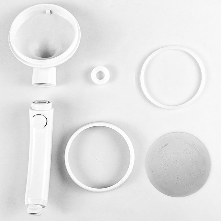 Modern Plastic Shower Head Standard Round Handheld Shower Heads Clearhalo 'Bathroom Remodel & Bathroom Fixtures' 'Home Improvement' 'home_improvement' 'home_improvement_shower_heads' 'Shower Heads' 'shower_heads' 'Showers & Bathtubs Plumbing' 'Showers & Bathtubs' 1200x1200_9bf39f22-2a0a-46e6-a1dd-15dffbe6a20e