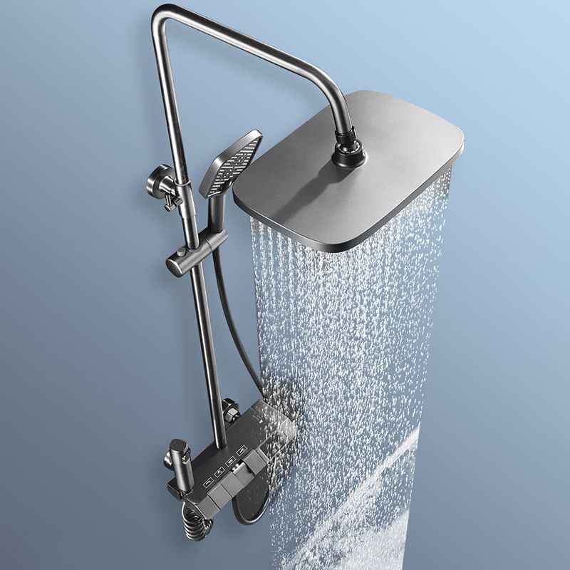 Contemporary Shower System Slide Bar Dual Shower Head Wall Mounted Shower Set Clearhalo 'Bathroom Remodel & Bathroom Fixtures' 'Home Improvement' 'home_improvement' 'home_improvement_shower_faucets' 'Shower Faucets & Systems' 'shower_faucets' 'Showers & Bathtubs Plumbing' 'Showers & Bathtubs' 1200x1200_9c097690-e72f-46e2-b519-b159d71e0fc9