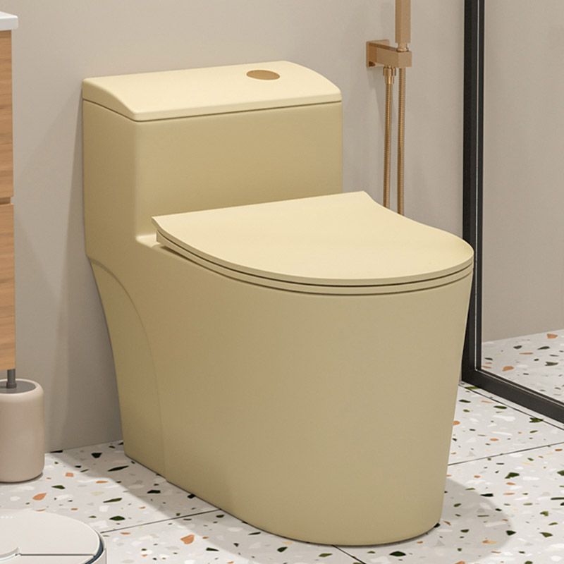 Floor Mount Toilet Traditional Skirted One-Piece Flush Toilet with Slow Close Seat Clearhalo 'Bathroom Remodel & Bathroom Fixtures' 'Home Improvement' 'home_improvement' 'home_improvement_toilets' 'Toilets & Bidets' 'Toilets' 1200x1200_9c110a6e-1e2b-45b0-915b-c25926771c06