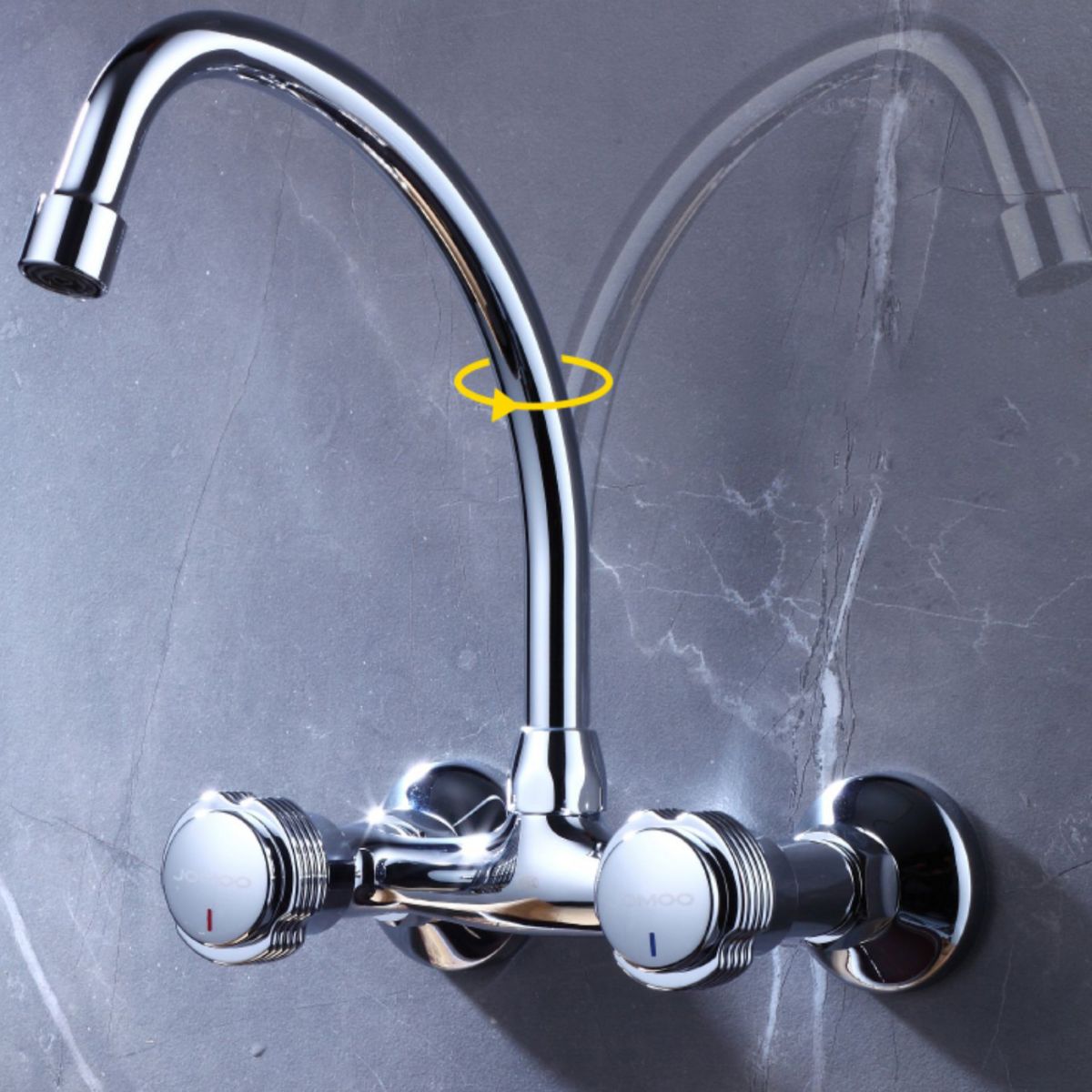 Modern Wall Mounted Spout Bar Faucet Single Lever Low Profile Kitchen Faucet Clearhalo 'Home Improvement' 'home_improvement' 'home_improvement_kitchen_faucets' 'Kitchen Faucets' 'Kitchen Remodel & Kitchen Fixtures' 'Kitchen Sinks & Faucet Components' 'kitchen_faucets' 1200x1200_9c1d7438-ab78-4fd2-a25d-3e917c5bfd52