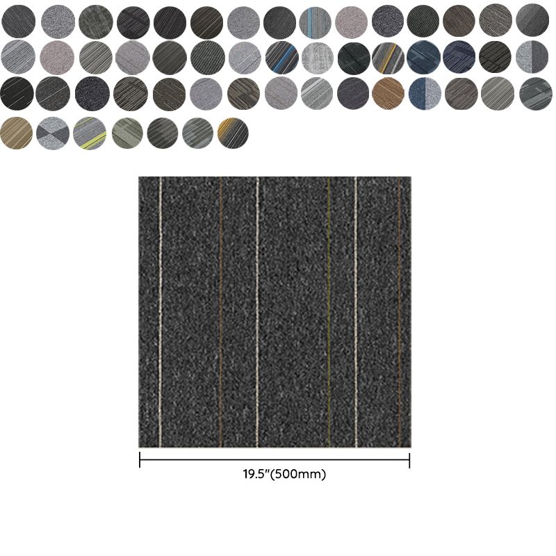 Indoor Carpet Tiles Level Loop Carpet Tiles with Fire Resistant Clearhalo 'Carpet Tiles & Carpet Squares' 'carpet_tiles_carpet_squares' 'Flooring 'Home Improvement' 'home_improvement' 'home_improvement_carpet_tiles_carpet_squares' Walls and Ceiling' 1200x1200_9c3a70e4-c58f-4310-aadc-e0a866a0b793