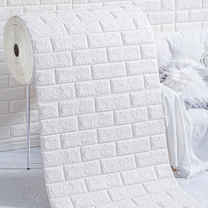 Industrial Pearl Wainscoting PVC Wall Access Panel Peel and Stick Wall Tile Clearhalo 'Flooring 'Home Improvement' 'home_improvement' 'home_improvement_wall_paneling' 'Wall Paneling' 'wall_paneling' 'Walls & Ceilings' Walls and Ceiling' 1200x1200_9c6e4370-7880-4b4a-8136-e374a8783b4c