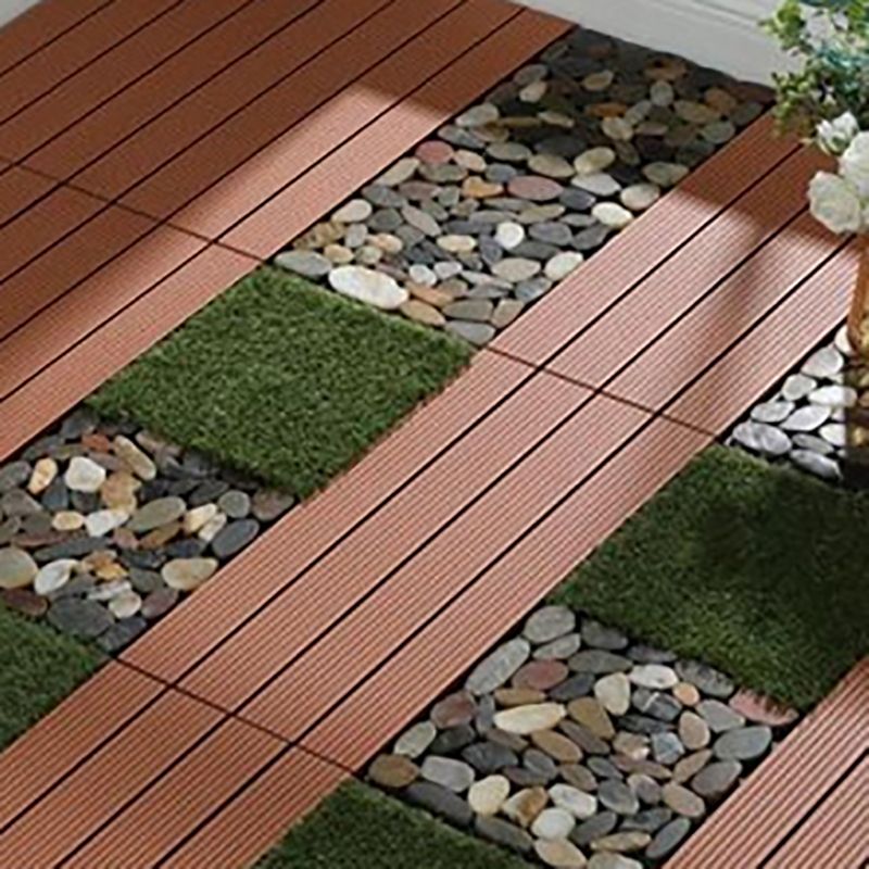 Snapping Patio Flooring Tiles Striped Pattern Tile Set Floor Board Clearhalo 'Home Improvement' 'home_improvement' 'home_improvement_outdoor_deck_tiles_planks' 'Outdoor Deck Tiles & Planks' 'Outdoor Flooring & Tile' 'Outdoor Remodel' 'outdoor_deck_tiles_planks' 1200x1200_9c71b6d6-3a9c-4d3d-905a-c17212337801