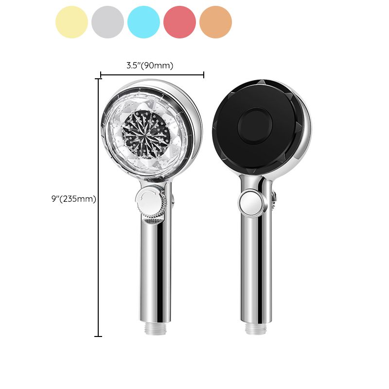 Contemporary Handheld Shower Head Round Filter Ball Spray Head With Digital Display Clearhalo 'Bathroom Remodel & Bathroom Fixtures' 'Home Improvement' 'home_improvement' 'home_improvement_shower_heads' 'Shower Heads' 'shower_heads' 'Showers & Bathtubs Plumbing' 'Showers & Bathtubs' 1200x1200_9c73897c-cc5f-41c6-8aa1-71b8a4acb3a1