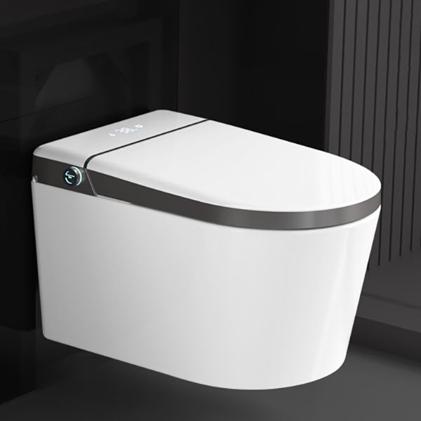 Elongated Wall Mounted Bidet Dryer White Wall Hung Toilet Set Clearhalo 'Bathroom Remodel & Bathroom Fixtures' 'Bidets' 'Home Improvement' 'home_improvement' 'home_improvement_bidets' 'Toilets & Bidets' 1200x1200_9c94deb0-e10e-4ab8-88ee-fb442e75f4db