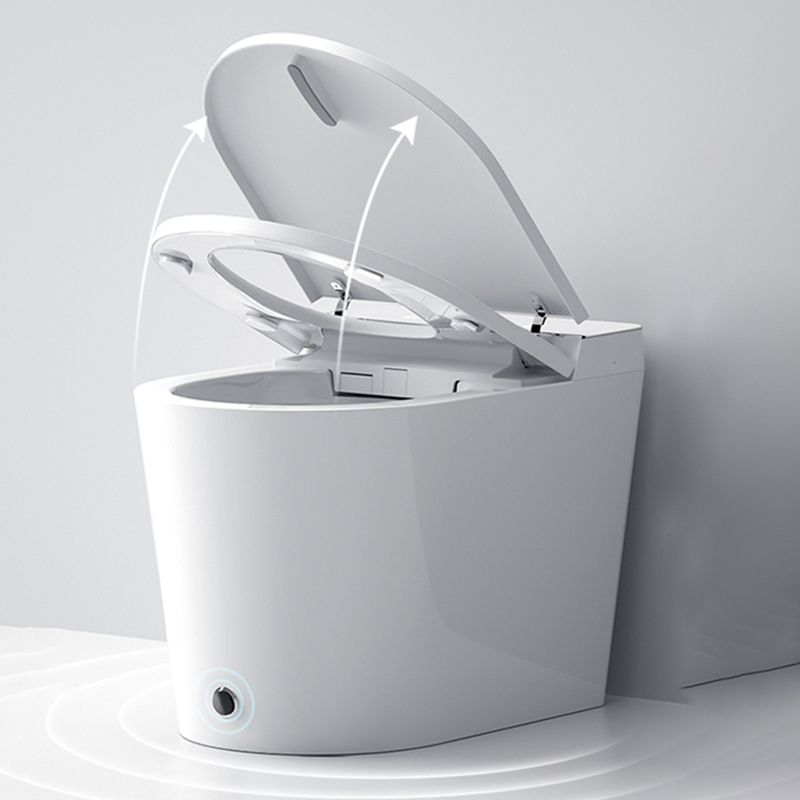 Stain Resistant Elongated Bidet Seat White Contemporary All-in-One Bidet Clearhalo 'Bathroom Remodel & Bathroom Fixtures' 'Bidets' 'Home Improvement' 'home_improvement' 'home_improvement_bidets' 'Toilets & Bidets' 1200x1200_9c9e38df-4bf4-439b-afd2-d2c8ad60c677