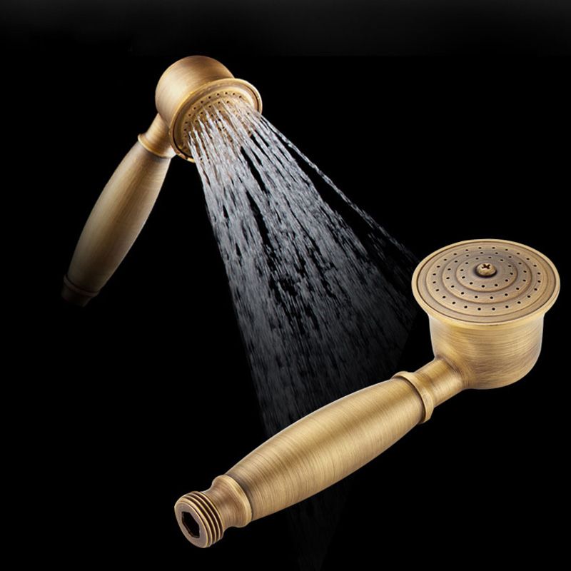 Traditional Handheld Shower Head with Hose Polished Brass Wall-Mount Showerhead Clearhalo 'Bathroom Remodel & Bathroom Fixtures' 'Home Improvement' 'home_improvement' 'home_improvement_shower_heads' 'Shower Heads' 'shower_heads' 'Showers & Bathtubs Plumbing' 'Showers & Bathtubs' 1200x1200_9cb7c62a-9327-4d7f-a6aa-45806f68159d