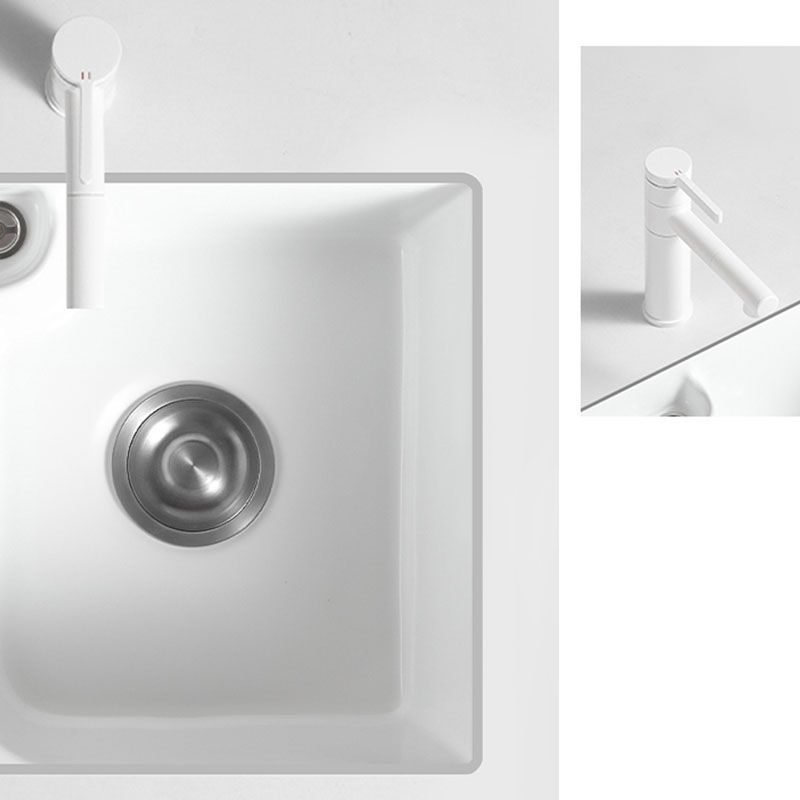 Traditional Undermount Vanity Sink Rectangular Porcelain Right Basin Bathroom Sink Clearhalo 'Bathroom Remodel & Bathroom Fixtures' 'Bathroom Sinks & Faucet Components' 'Bathroom Sinks' 'bathroom_sink' 'Home Improvement' 'home_improvement' 'home_improvement_bathroom_sink' 1200x1200_9cb88b37-1046-4c09-84a4-97cc984404bd