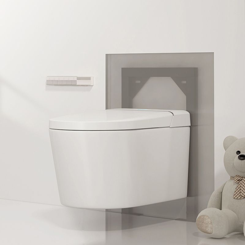 Stain Resistant Smart Bidet White Warm Air Dryer Bidet without Water Pressure Control Clearhalo 'Bathroom Remodel & Bathroom Fixtures' 'Bidets' 'Home Improvement' 'home_improvement' 'home_improvement_bidets' 'Toilets & Bidets' 1200x1200_9cc00be0-e589-43bc-aba2-6c078be7a5a6