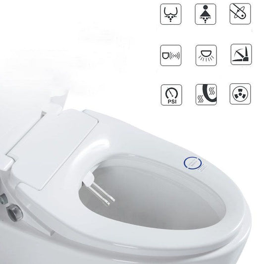 Antimicrobial Smart Wall Mounted Bidet Temperature Control Ceramic Toilet Clearhalo 'Bathroom Remodel & Bathroom Fixtures' 'Bidets' 'Home Improvement' 'home_improvement' 'home_improvement_bidets' 'Toilets & Bidets' 1200x1200_9cf3c1e2-16bb-4c57-b736-390a3b9a95e2