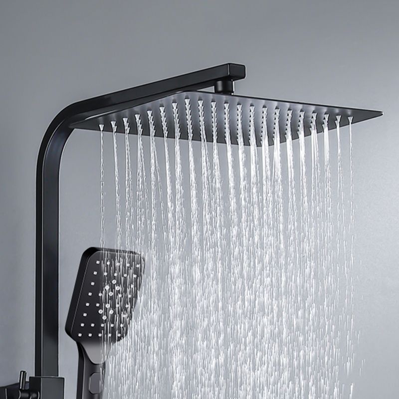 Contemporary Style Shower System Spot Resist Copper Wall Mounted Shower System Clearhalo 'Bathroom Remodel & Bathroom Fixtures' 'Home Improvement' 'home_improvement' 'home_improvement_shower_faucets' 'Shower Faucets & Systems' 'shower_faucets' 'Showers & Bathtubs Plumbing' 'Showers & Bathtubs' 1200x1200_9cf601c0-0c8e-411c-8c8e-5a955c7e9381