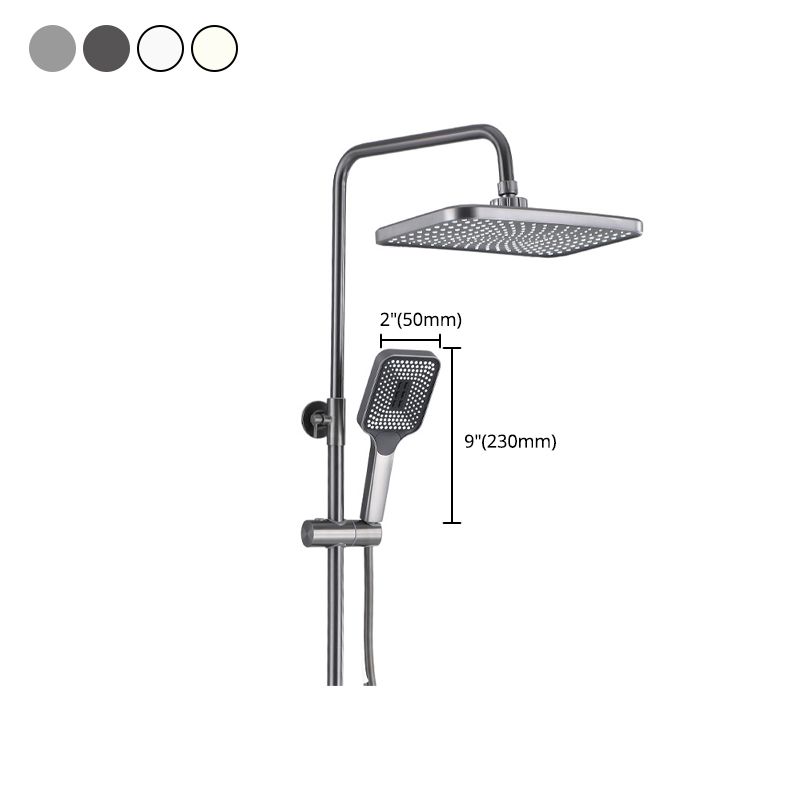 Modern Shower Trim Brass Temperature Control Wall Mounted Shower Combo Clearhalo 'Bathroom Remodel & Bathroom Fixtures' 'Home Improvement' 'home_improvement' 'home_improvement_shower_faucets' 'Shower Faucets & Systems' 'shower_faucets' 'Showers & Bathtubs Plumbing' 'Showers & Bathtubs' 1200x1200_9d004fa4-76fb-4823-ba7a-ac5ec882699d